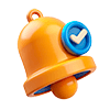 minimal-notification-bell-with-checklist-icon-isol